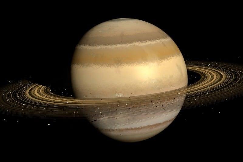 Image related to the topic of traveling to Saturn.