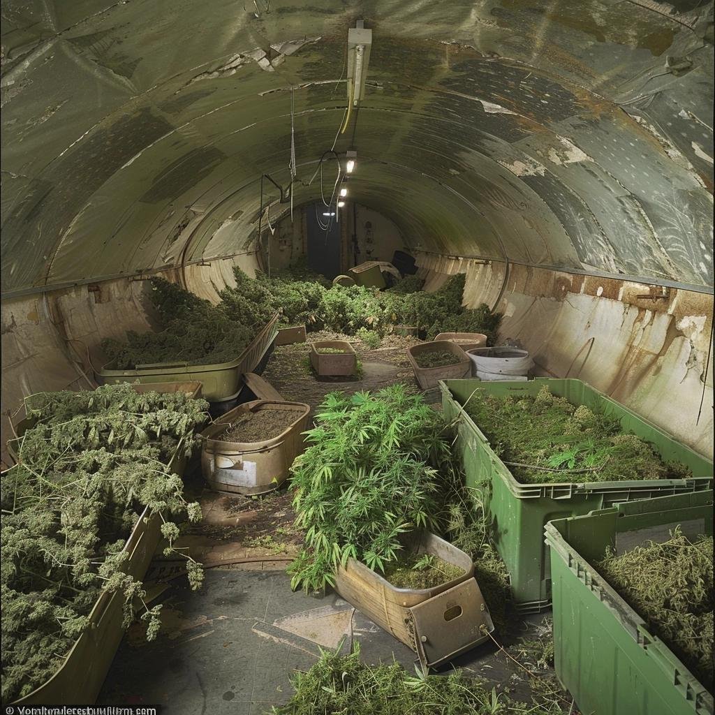 O bunker de drogas: Quem fez uma fortuna aqui?