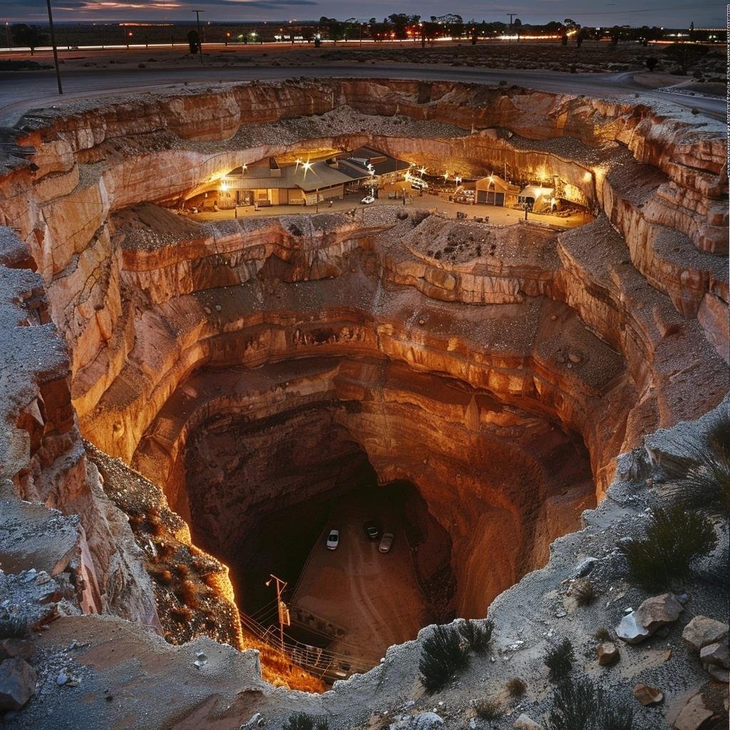 A cidade subterrânea que fica no meio do deserto