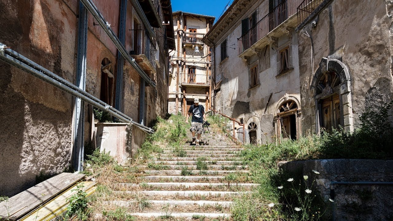 Cidade Abandonada em Uma Montanha na Itália