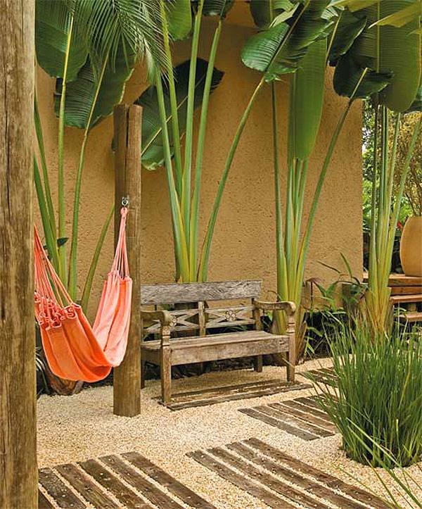 Small leisure area that combines nature and rest