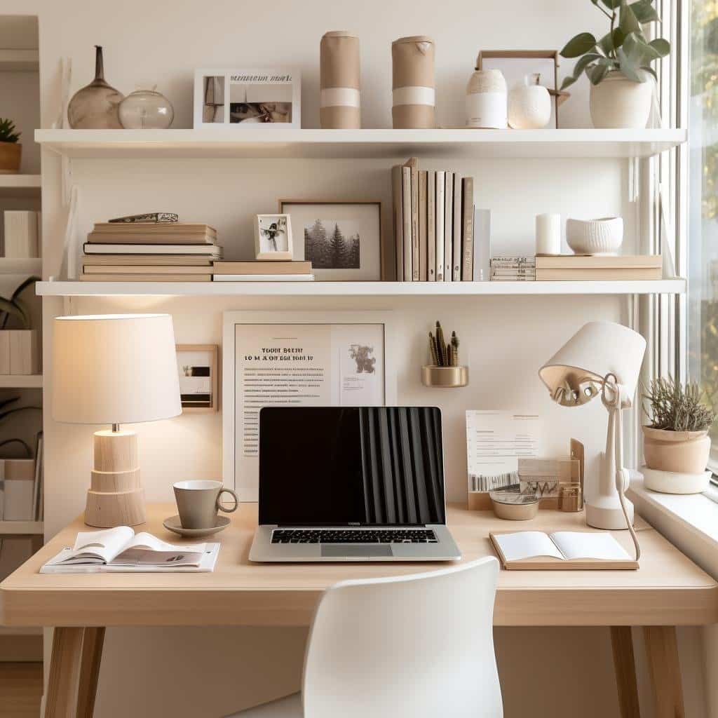 como organizar a mesa de trabalho eficiente