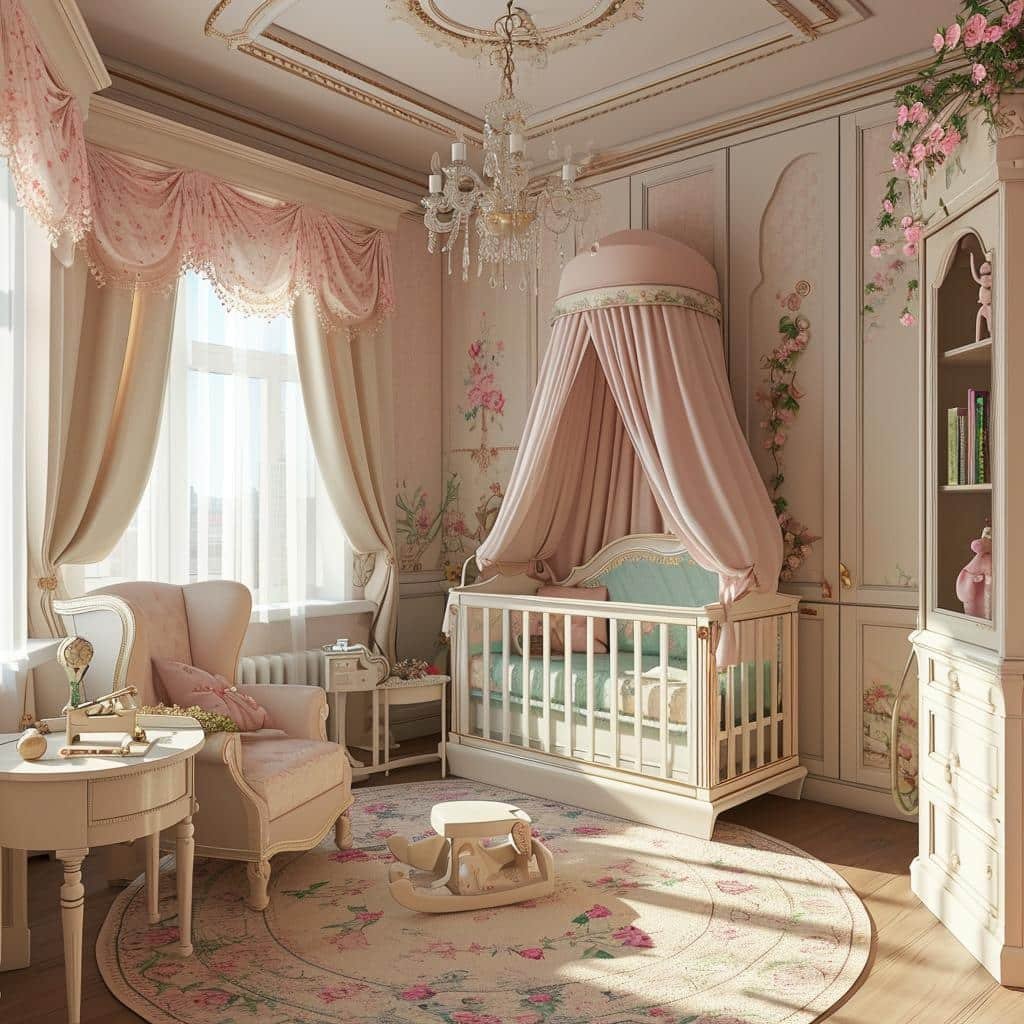 ideias para quarto de bebe feminino