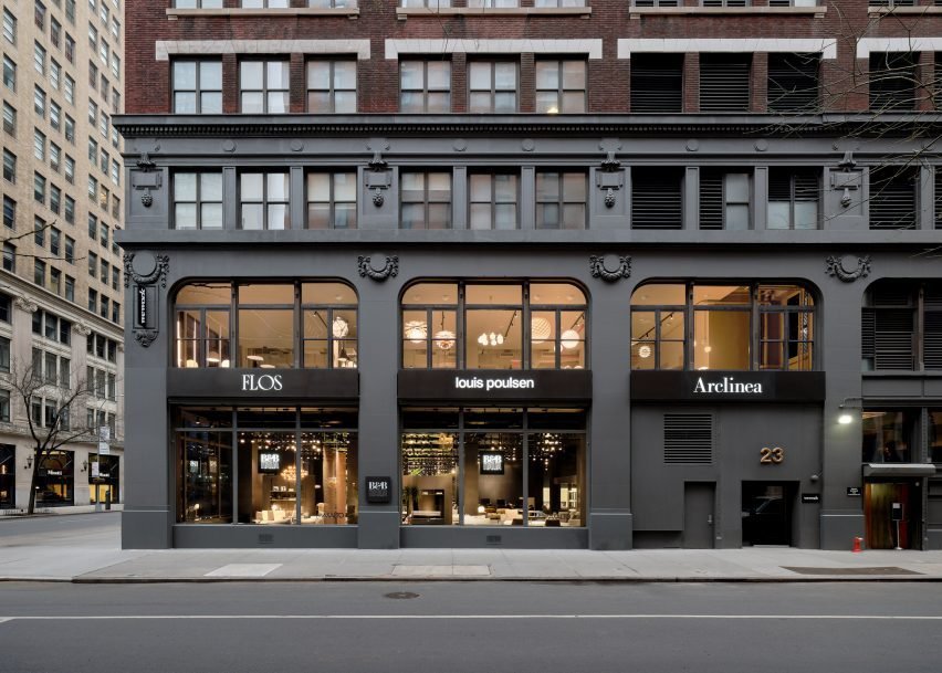 Lighting and design elements distributed across the second-floor space.