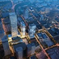 A new skyscraper in Nashville designed by Goettsch Partners, aiming to reflect 1980s nostalgia.