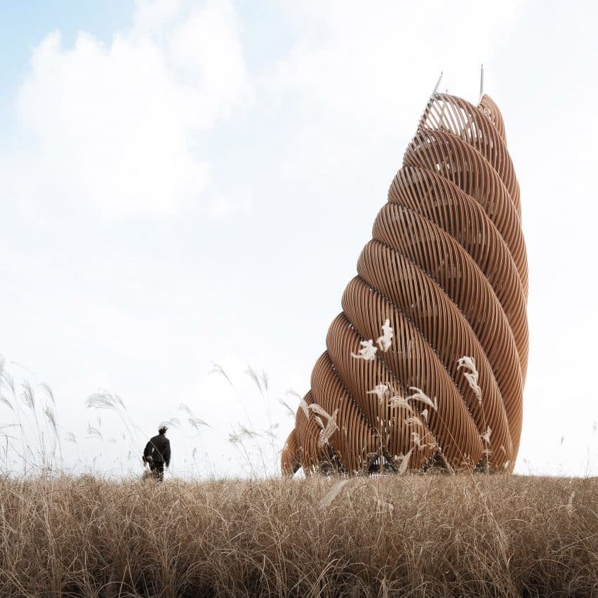 Panda Tower serving as a civic project in Chengdu, Sichuan.