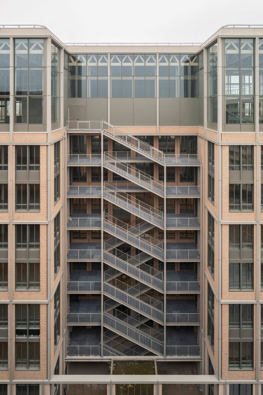 Timber interior at Olympic Village offices in Paris