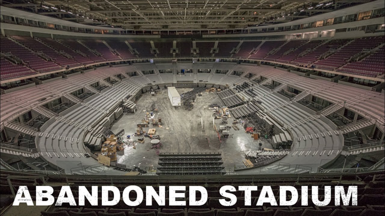 Estádio Abandonado - O Palácio de Auburn Hills em Michigan