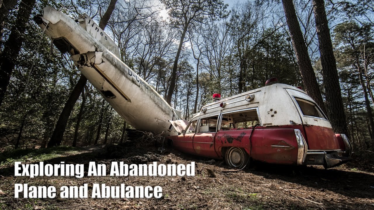 Explorando Avião e Ambulância Abandonados Profundamente Na Floresta